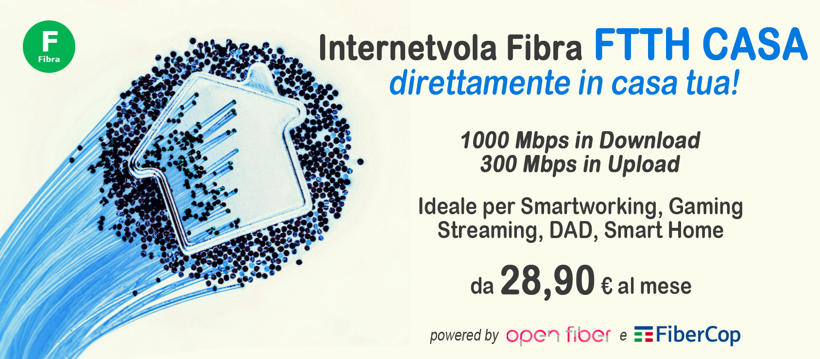 Fibra FTTH CASA